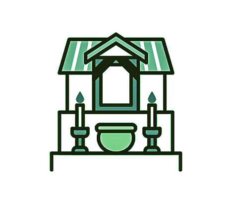 町田市家族葬 東横メモリアルが案内する二日家族葬プランのプラン項目　後飾り壇
